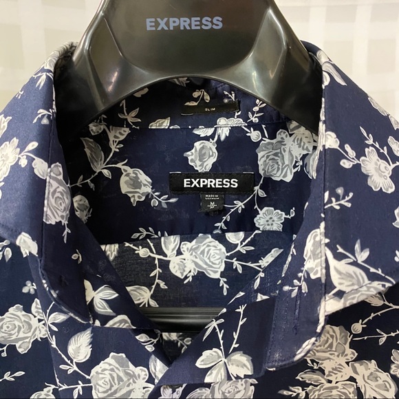 Floral Express button up dress shirt. - Picture 4 of 7